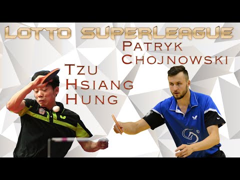 Patryk Chojnowski vs Tzu Hsiang Hung [Table Tennis Full HD] #lottosuperliga