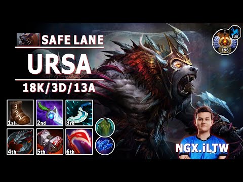 Ursa Safe Lane Carry | 7.31b | NGX.iLTW Pro Ursa Carry | Dota 2 Immortal Gameplay