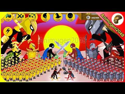 NEW ADICAI GOLDEN vs DARKNESS, DUEL XIPHOS, GRIFFON vs FINAL BOSS | Stick War Legacy | Animugen2048