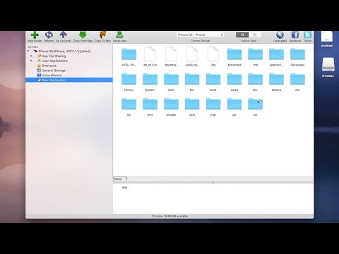 How to Access FileSystem For iOS 11-11.1.2