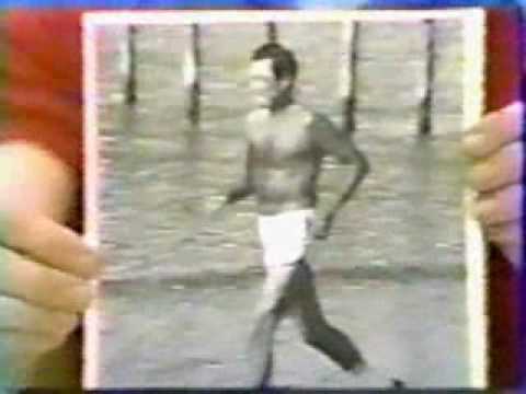 TPIR-Bob jogging on the beach in his swimshorts