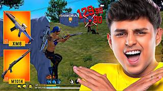 🔥 NOBRU AMASSOU NO SOLO X SQUAD! 😱 SENSI ABSURDA DE XM8 e M1014 NO FREE FIRE