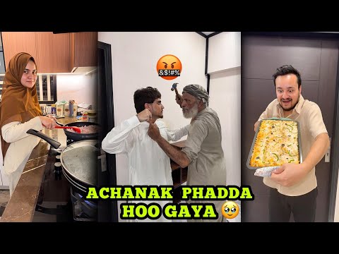 Yusra ko wapis chef bana diya cooking start😍special lasagna recipe❤️workers ka phadda ho gaya😡