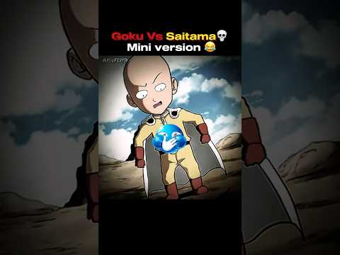 Saitama Vs Goku 🥶🥶😂😂|| One Punch Man X Dragon Ball Z #saitama #opm #onepunchman