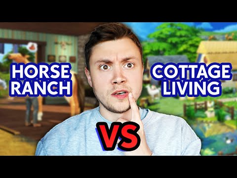 The Sims 4 Horse Ranch vs. Cottage Living... which is actually better?