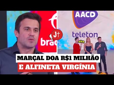 PABLO MARÇAL DONATES R$ 1 MILLION TO AACD TELETON "INSTEAD OF A BETTING SITES, BET ON A CHILD"