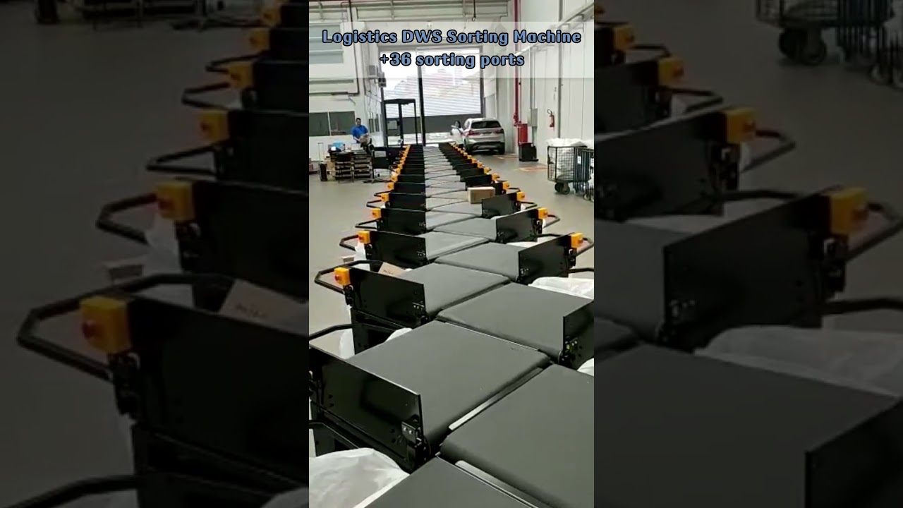 From Brazil: MonolithIoT logistics express parcels sorting machine with 36 sorting ports are testing