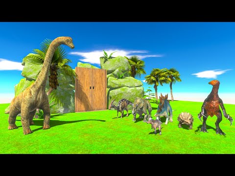 BRACHIOSAURUS vs HERBIVORE NEIGHBORS ARBS - Animal Revolt Battle Simulator