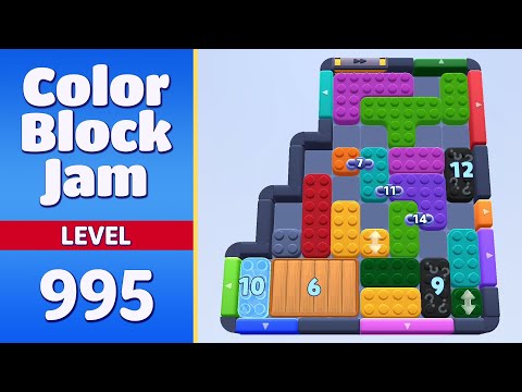 Color Block Jam Level 995 (996) | Every Puzzle Solved! 🎯