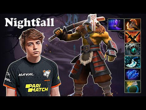 Nightfall - Juggernaut Safelane | Dota 2 7.29d Gameplay