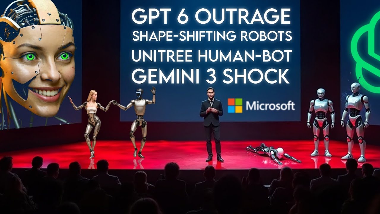AI SHOCKS Everyone This Month: GPT-6 Outrage, China’s Self-Evolving AI, Shape-Shifting Robots...