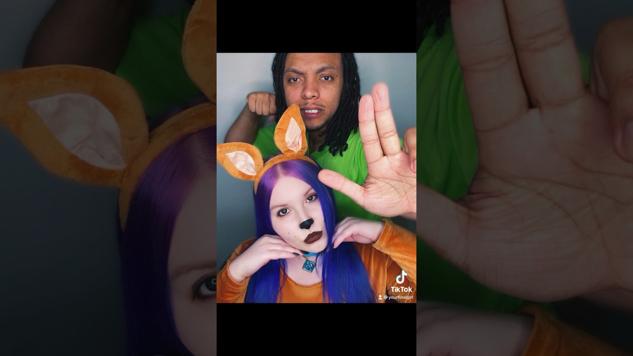 Scooby Doo and Shaggy 💚 #halloween #couplescostume #makeup #gooddyeyoung #cosplay #spirithalloween