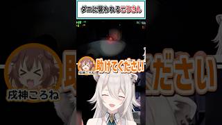 ダニに襲われるころさん【戌神ころね/鷹嶺ルイ/獅白ぼたん/ホロライブ切り抜き】 #shorts #vtuber #ホロライブ切り抜き