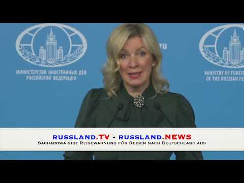 Zakharova issues travel warning for travel to Germany