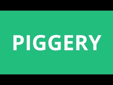 How To Pronounce Piggery - Pronunciation Academy