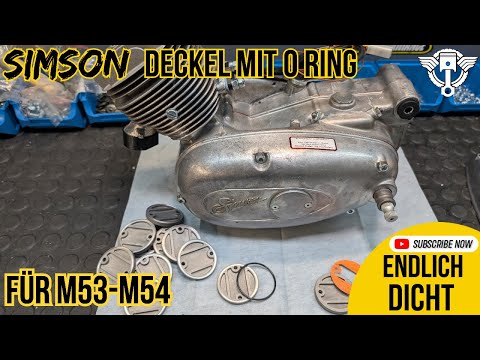 Neuer Simson Deckel mit O Ring für KR51/1, S50, SR4- M53 M54