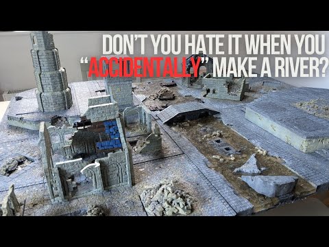 Ruined City of Osgiliath Modular Wargaming Board Update | Lord of the Rings MESBG Scenery/Terrain