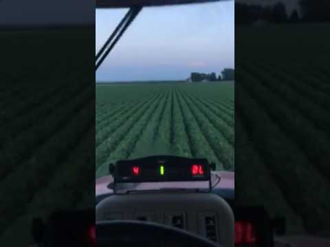 Spraying the soybeans - music & technology enhanced farming