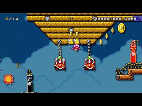 [1-3] Spiky Spiny Spinning by Team Jamp (Nyanoka) [Super Mario Maker 2] #STJW