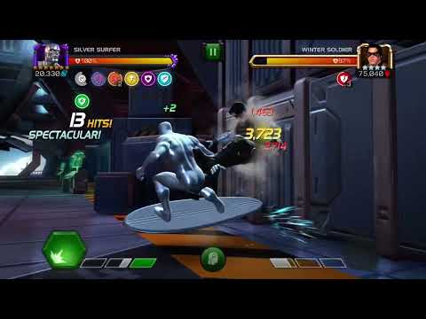 Mcoc 7* silver surfer full synergy testing