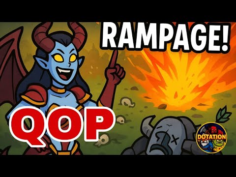 Video Title: POS 5 QoP Turbo Rampage | Full Dota 2 Gameplay Madness