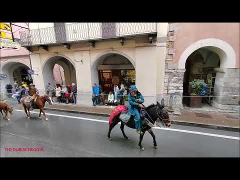 LA SFILATA DEI CAVALLI ALLA FIERA DI S. LUCA A DEMONTE (CN) IN VALLE STURA - DOM. 9 - 10 - 2022.