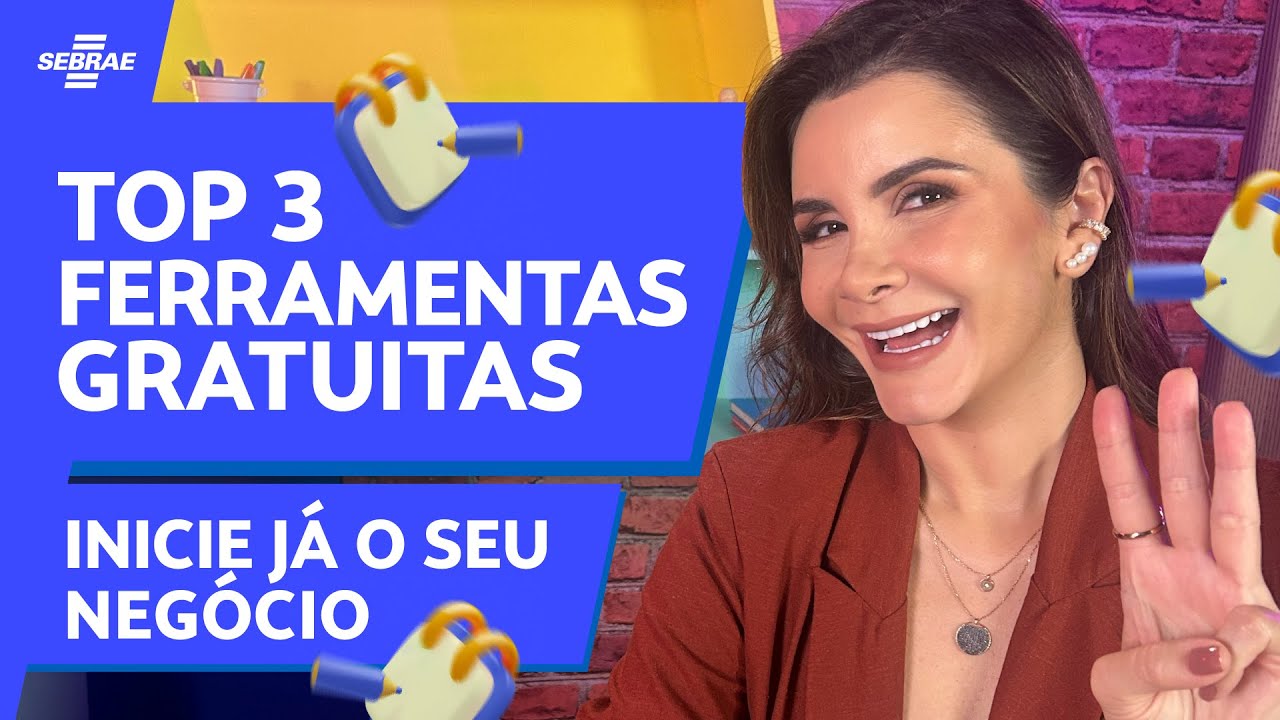 TOP 3 ferramentas GRATUITAS do SEBRAE ✅ Comece AGORA o seu negócio de SUCESSO 🌟