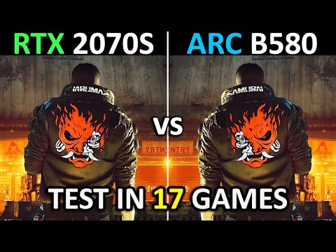 RTX 2070 SUPER vs Intel Arc B580 | Test in 17 Games at 1080p | Performance battle! | 2025
