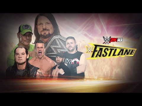AJ Styles vs Cena vs Owens vs Ziggler vs Zayn vs Corbin (WWE Title) - WWE 2K18 Fastlane 2018