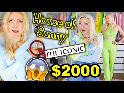 我花了 2000 美元從標誌性服裝店買了 House of Sunny、ALICE MCCALL 和其他品牌的服裝！！！名牌服裝大搜羅 2022 (I SPENT $2000 ON HOUSE OF SUNNY, ALICE MCCALL & MORE FROM THE ICONIC!!! DESIGNER CLOTHING HAUL 2022)
