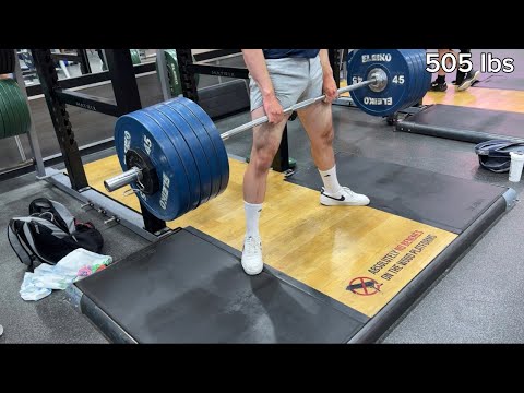 W8D2 | 505 lb paused deadlift and bench better than ever