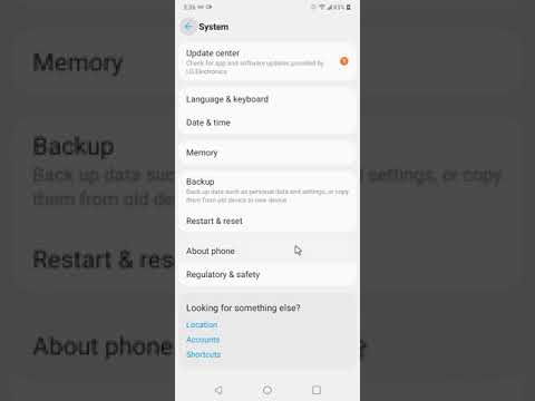 LG K51 Reset Network Settings