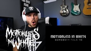 Motionless In White - Somebody Told Me (REACTION!!!) [The Killers Cover]