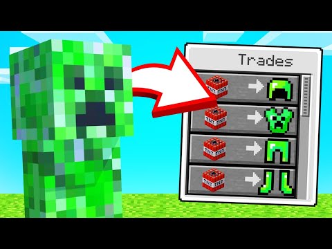 Jelly - I TRADED A CREEPER And Got His ARMOR! (Minecraft)