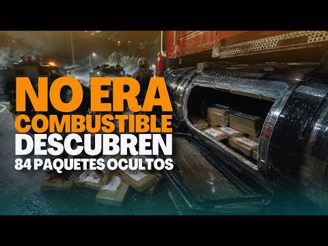 ¡HASTA EN EL TANQUE! Descubren 84 paquetes ocultos en un cabezal en Carchi #noticias #ecuador