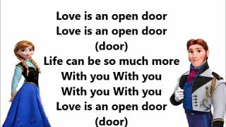 Download lagu Love is an open door - Disney Frozen (Lyrics) mp3