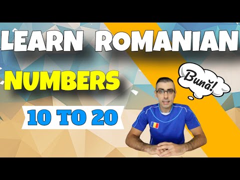 Romanian Language Numbers #2: Counting from 10 to 20