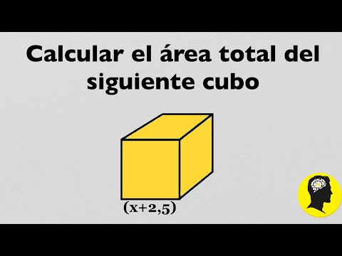 área total de un cubo