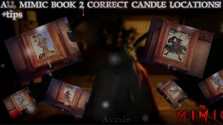 ALL MIMIC BOOK 2 CORRECT PAINTINGS FOR THE CANDLE PUZZLE! +how to beat the puzzle