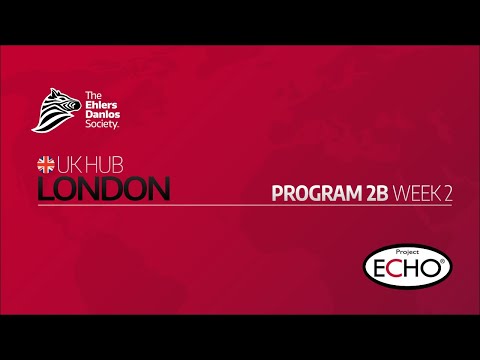 EDS ECHO Clinicians UK/Europe (CLN2B), Session 2