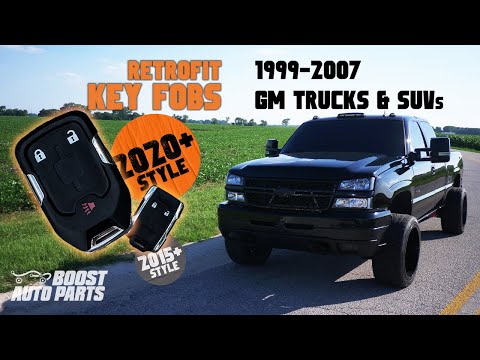 2020+ Style Chrome Key Fob Retrofit for (1999-2007) GM Trucks - Boost Auto Parts