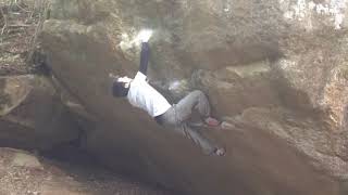 Video thumbnail of コクーン, 二段 (7c). 比叡 (Hiei)