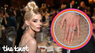 The Knot Anya Taylor-Joy's Mysterious Emerald Engagement Ring