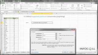 Funktionen LETARAD i Excel (del 1)