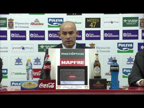 Rueda de Prensa de Jémez tras el Granada CF (2-0) Rayo Vallecano - HD
