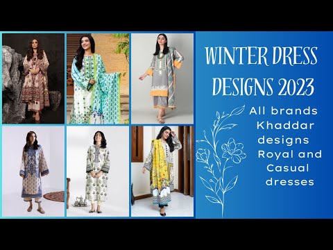 Winter Dress Designs Ideas 2023||Winter Khaddar...