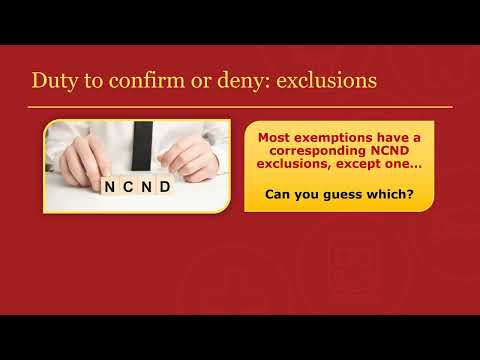 ICO's FOI Training: What are the Freedom of Information Act exemptions?