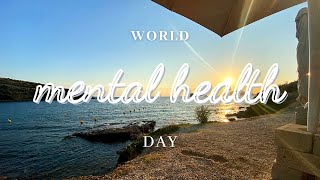 happy world mental health day!!  talking about the