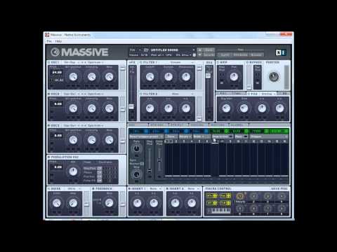 How To Make Delta Heavy & Knife Party Woop Woop Synth! NI Massive Tutorial