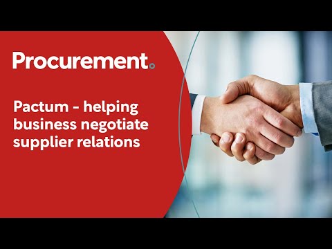 Pactum - helping business negotiate supplier relations